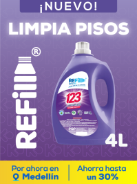Refill Limpia Pisos 123 Lavanda